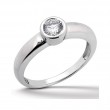 Platinum Classic Solitaire Diamond Engagement Ring