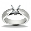 14k White Gold Classic Solitaire Engagement Ring