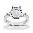 Platinum Three Stone Diamond Engagement Or Anniversary Ring Containing 1 Carats Of Diamonds In Gh Color And Vs Clarity