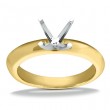 14k Yellow Gold Classic Solitaire Engagement Ring