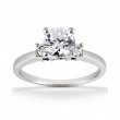 Platinum Classic Solitaire Diamond Engagement Ring Containing 0.2 Carats Of Diamonds In Gh Color And Vs Clarity