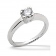 Platinum Classic Solitaire Diamond Engagement Ring