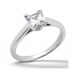 Platinum Classic Solitaire Diamond Engagement Ring Containing 0.01 Carats Of Diamonds In Gh Color And Vs Clarity