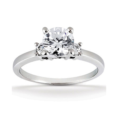 Platinum Classic Solitaire Diamond Engagement Ring Containing 0.2 Carats Of Diamonds In Gh Color And Vs Clarity