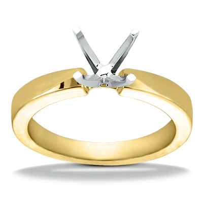 14k Yellow Gold Classic Solitaire Engagement Ring