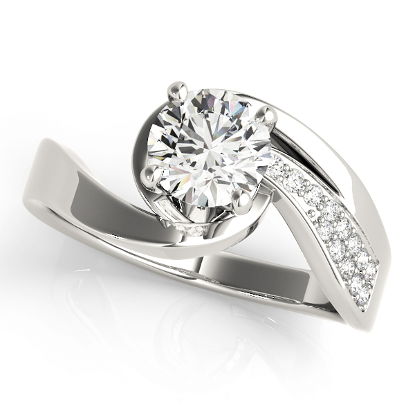 Details about   2.15 Ct Diamond 14K White Gold Bold & Brilliant Solitaire Bypass Engagement Ring 